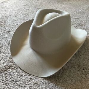 Free People soft turn felt cowboy hat